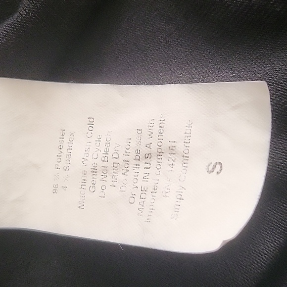 Lularoe Maurine Dress Black SZ Small - Picture 7 of 12